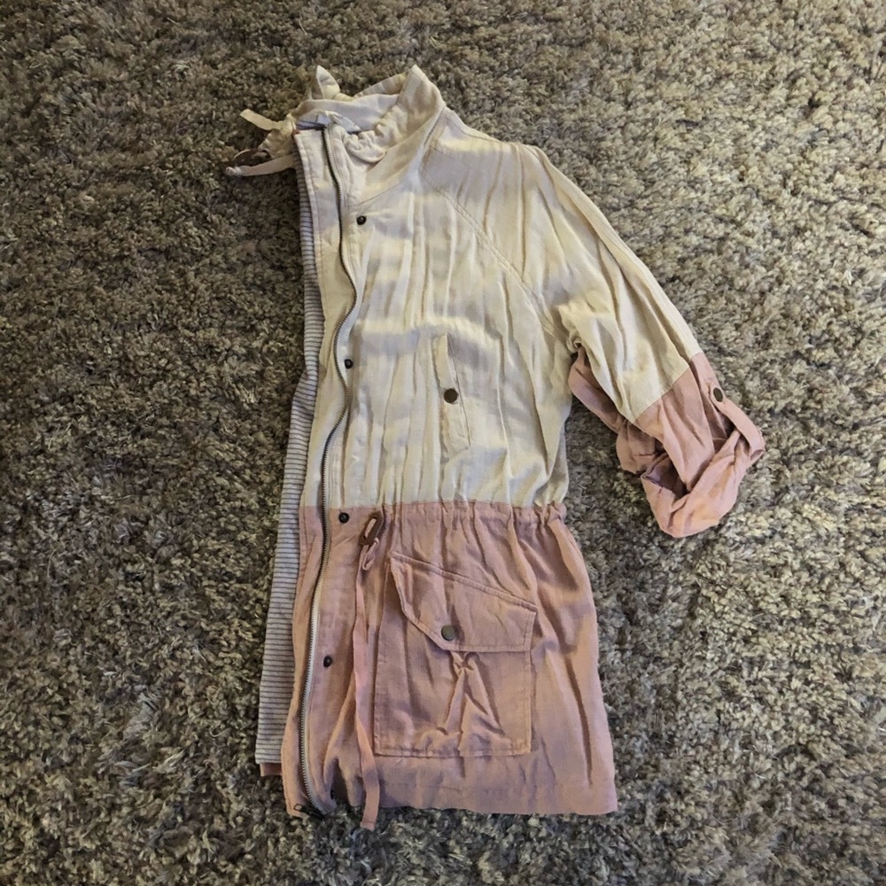 Women’s Plus Size Color Block Jacket 3X